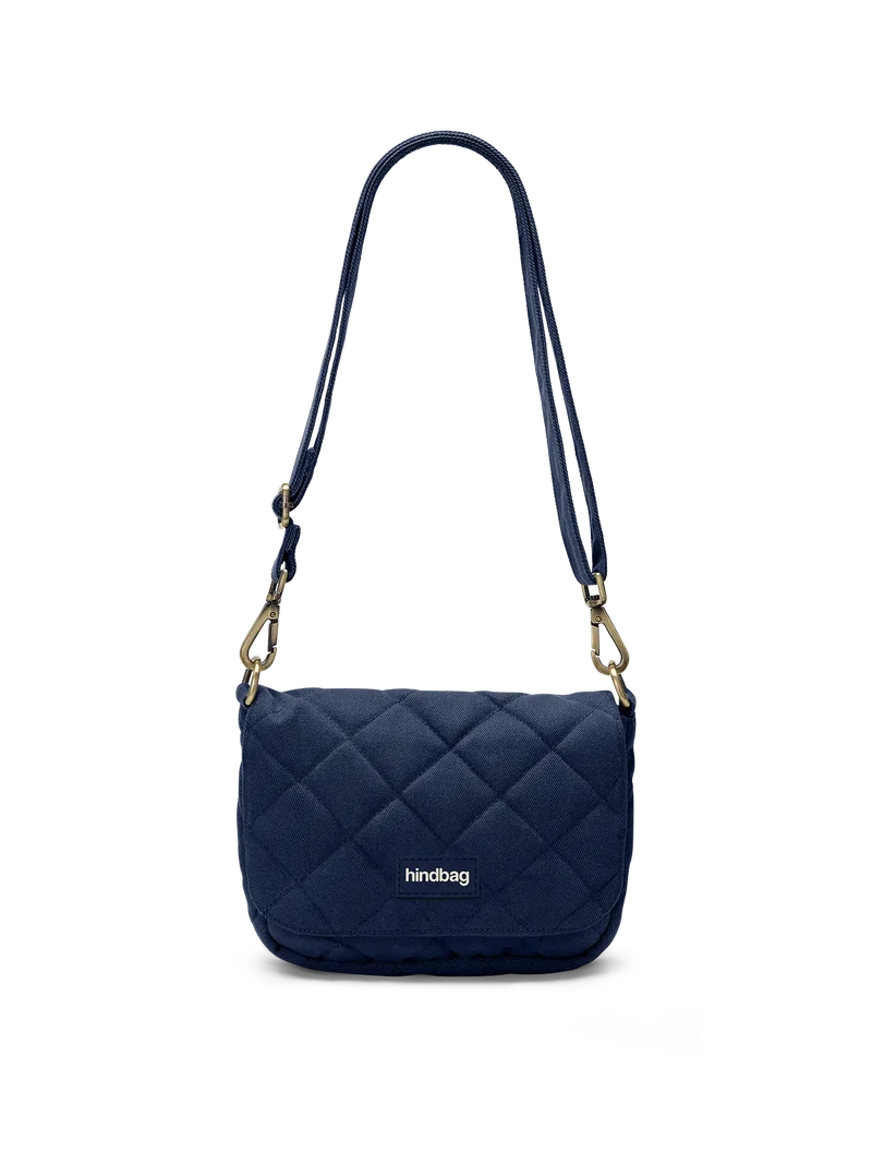 Sac à main matelassé Margault Navy
