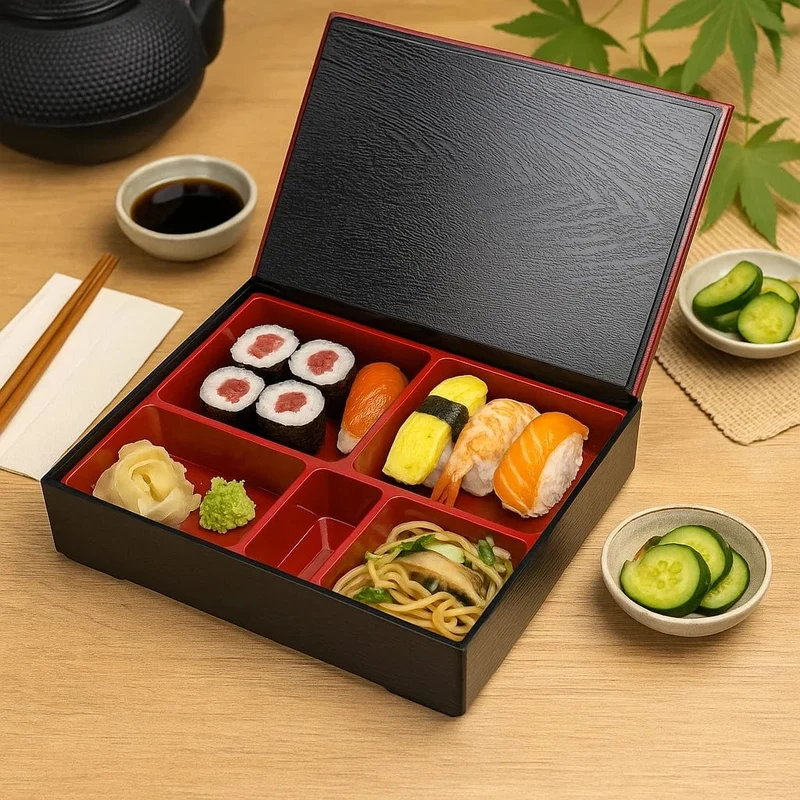 Lunch box sushi - SakuraBento