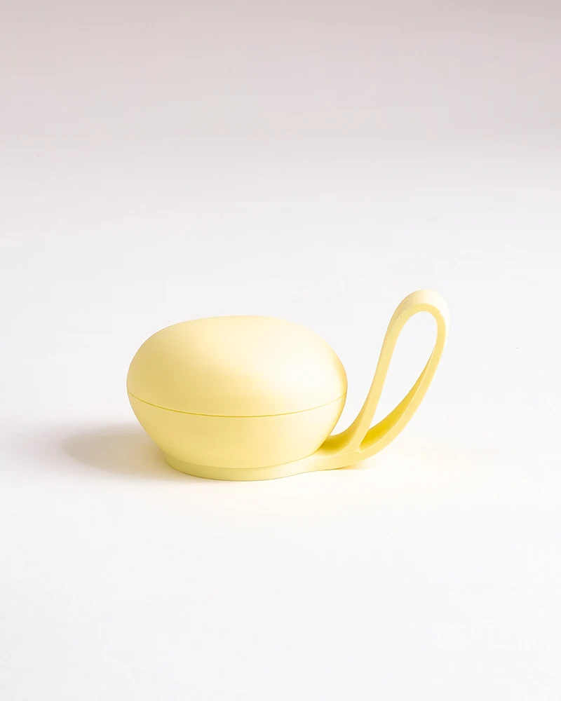 Lola Flaschendeckel mit Schlaufe gelb