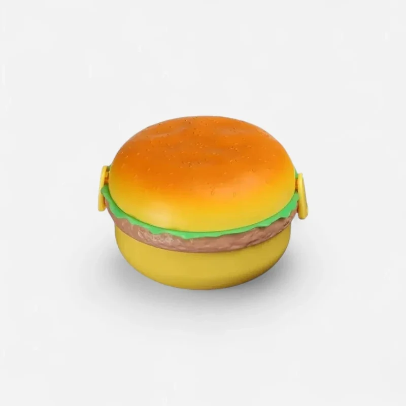Lunch box hamburger - KiddoLunch
