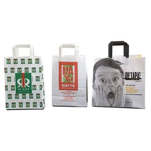Sac farine poignées plates