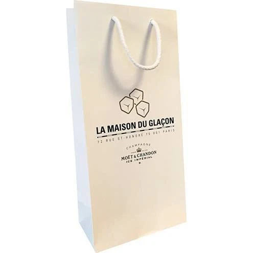 Sac papier luxe bouteille