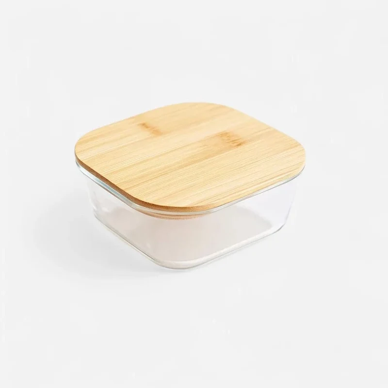Lunch box verre bambou - BorosilGo