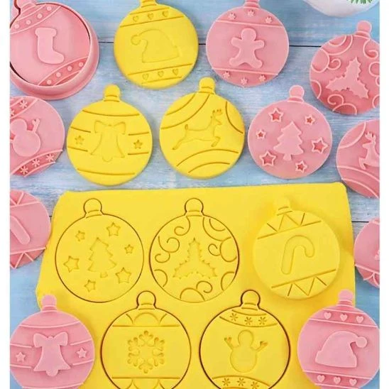 Emporte piece noel | NoëlPop - Lot de 8 pour Sablés et Pâtisseries