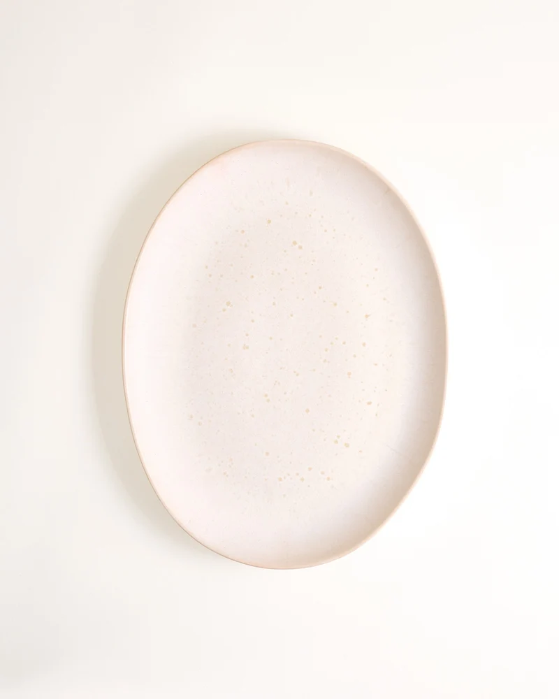 Sintra Servierplatte L oval sand
