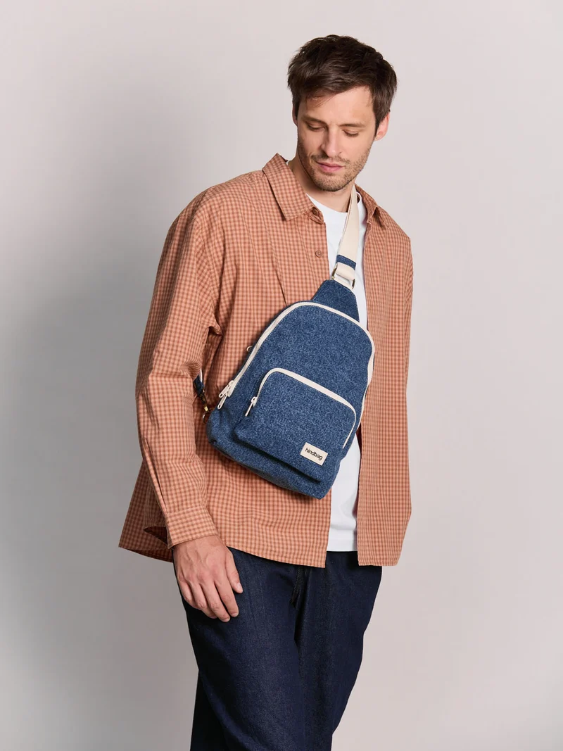 Slingbag Felix denim bleu fonce
