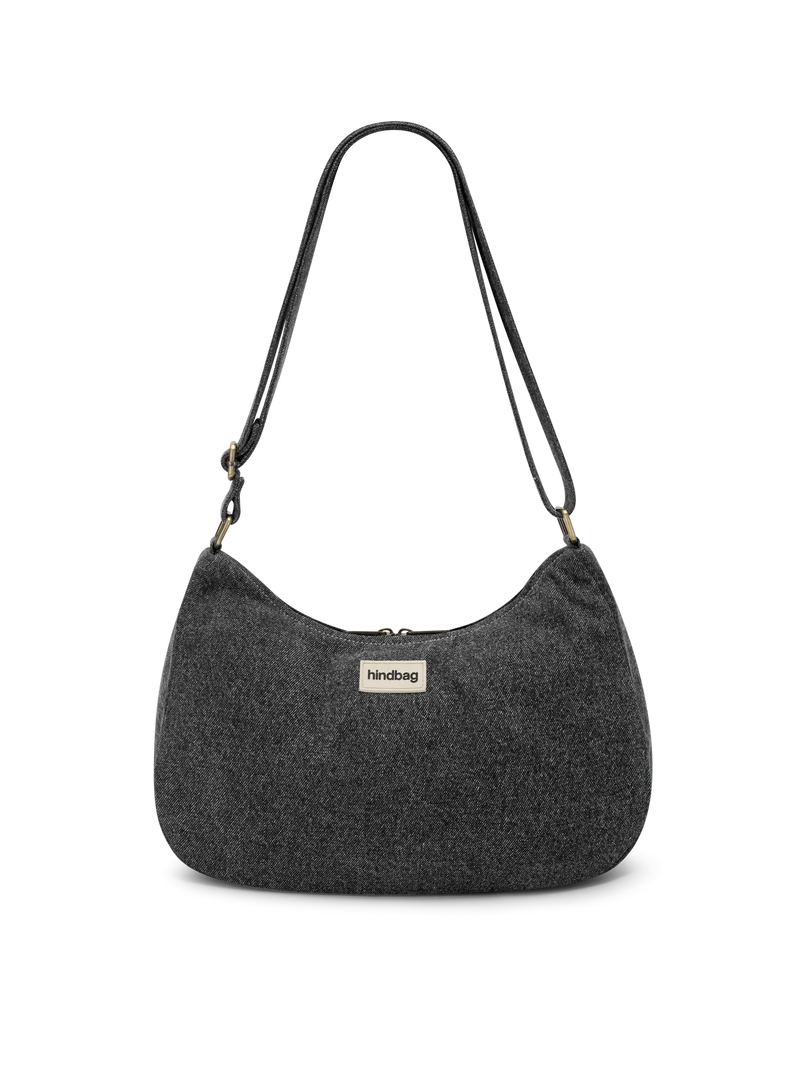 Sac bandoulière Rosa denim gris foncé