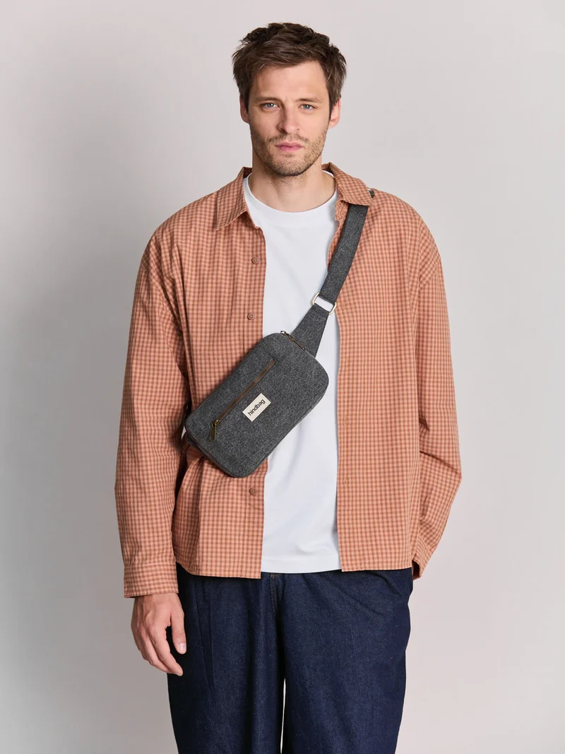 Sac banane Harry denim gris foncé