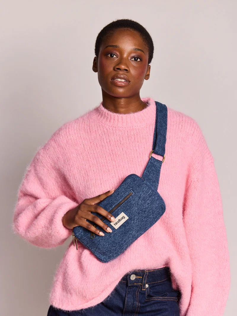 Sac banane Harry denim bleu foncé