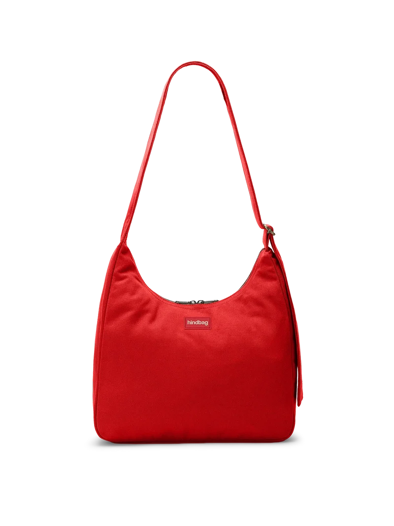 Sac hobo Claire rouge carmin