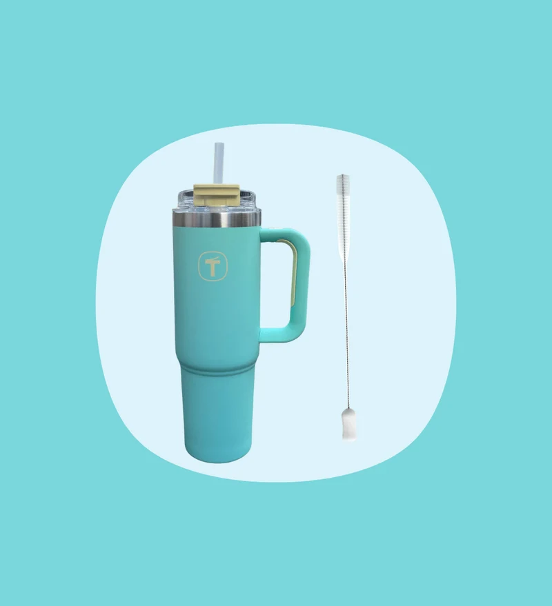 Big T Tumbler 1.1 l - Menthe + 1 Goupillon Tup
