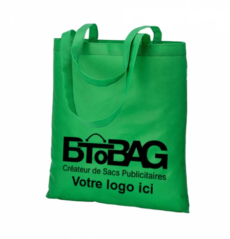 Sac cabas polypro non tissé couture sans soufflet