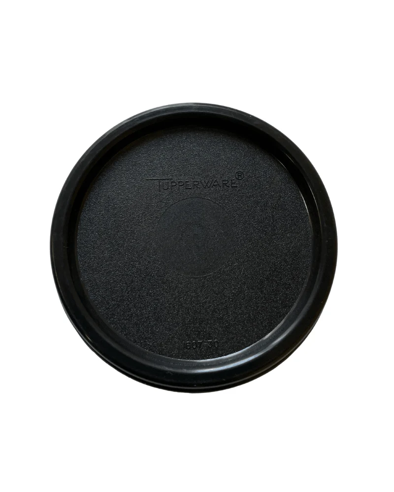 Boîte à Spaghettis couvercle rond noir
