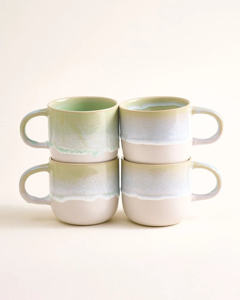 Coimbra Tasse groß mint 4er-Set