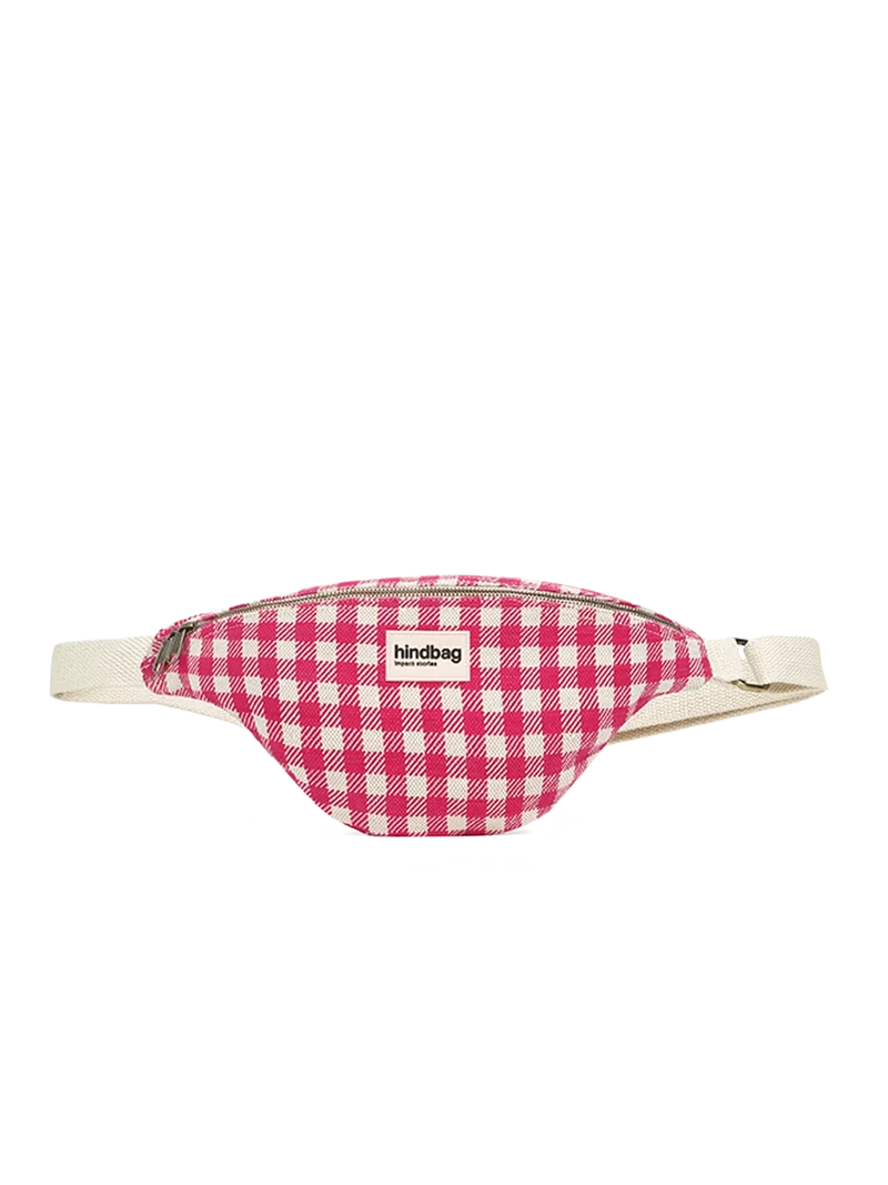Sac banane Olivia Vichy rose