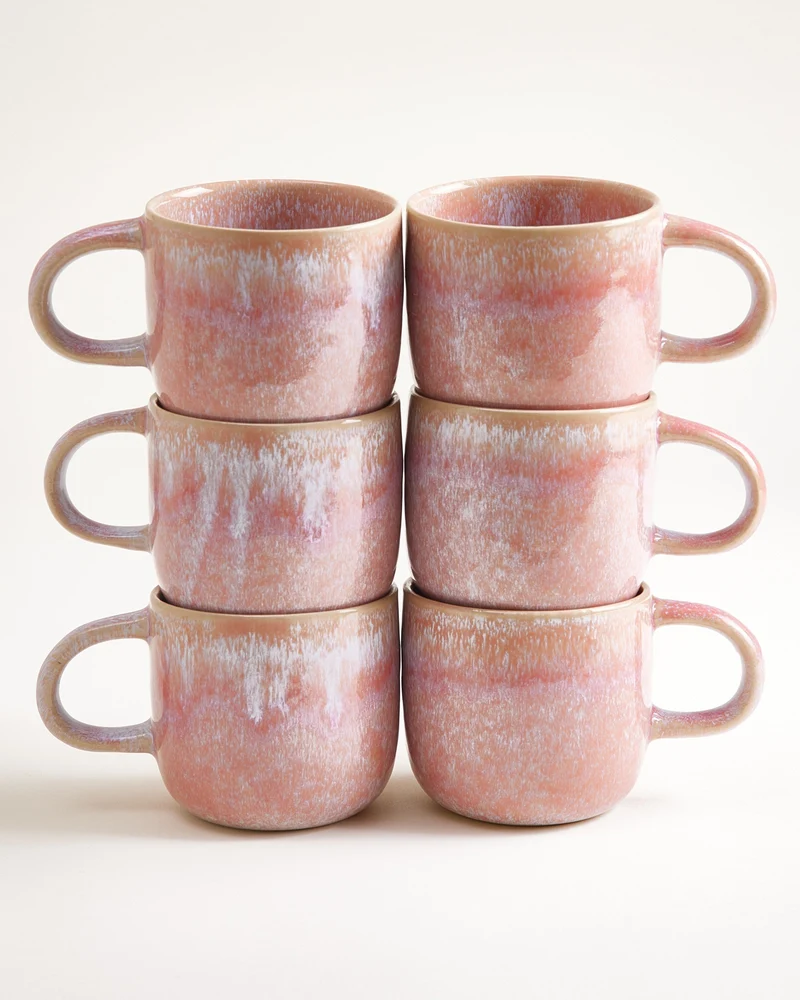 Cordoama Tasse groß rosé 6er-Set