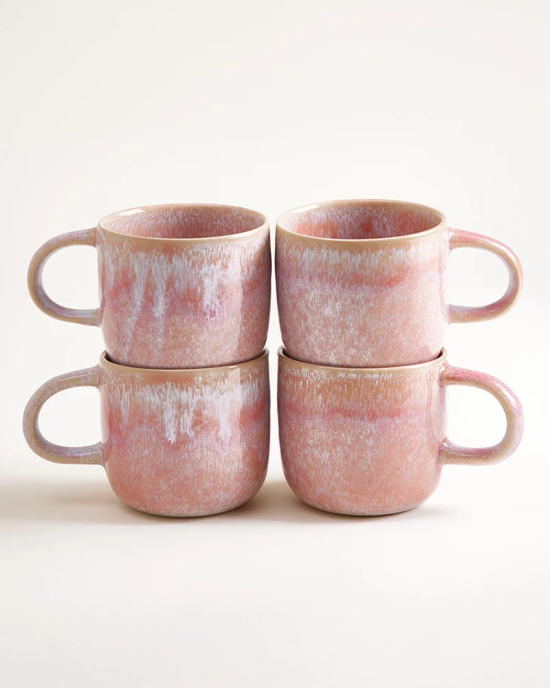 Cordoama Tasse groß rosé 4er-Set