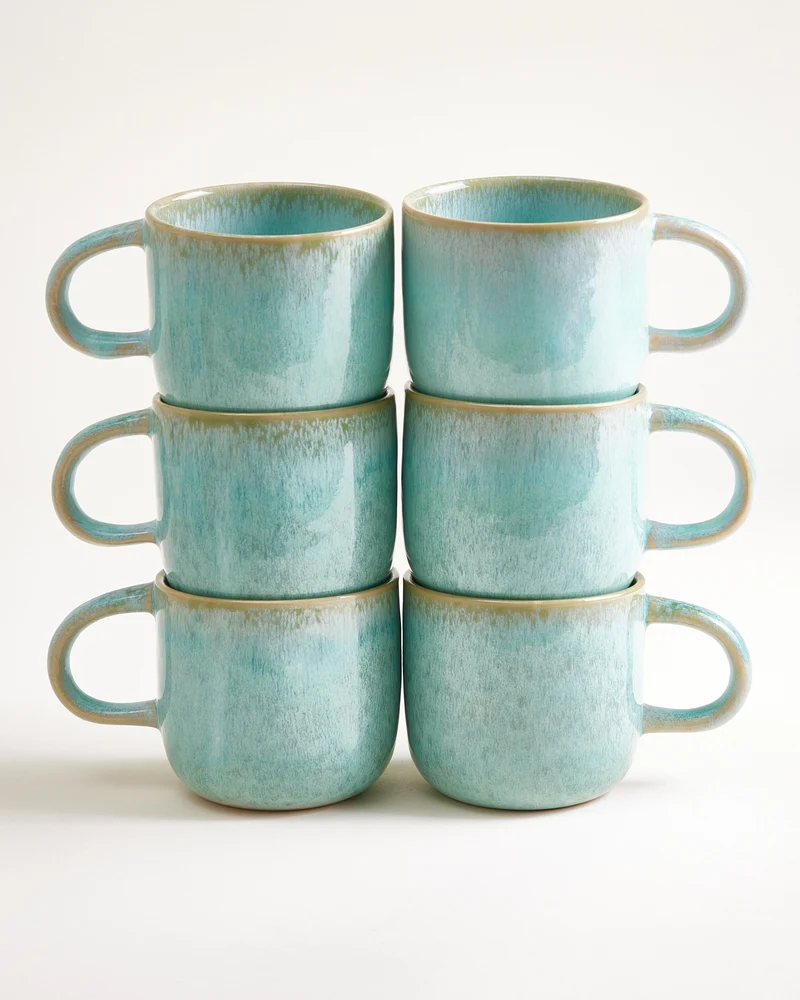 Cordoama Tasse groß mint 6er-Set