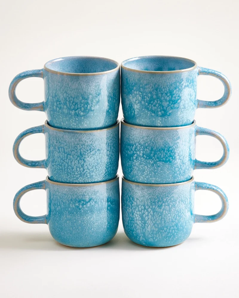 Cordoama Tasse groß aqua 6er-Set