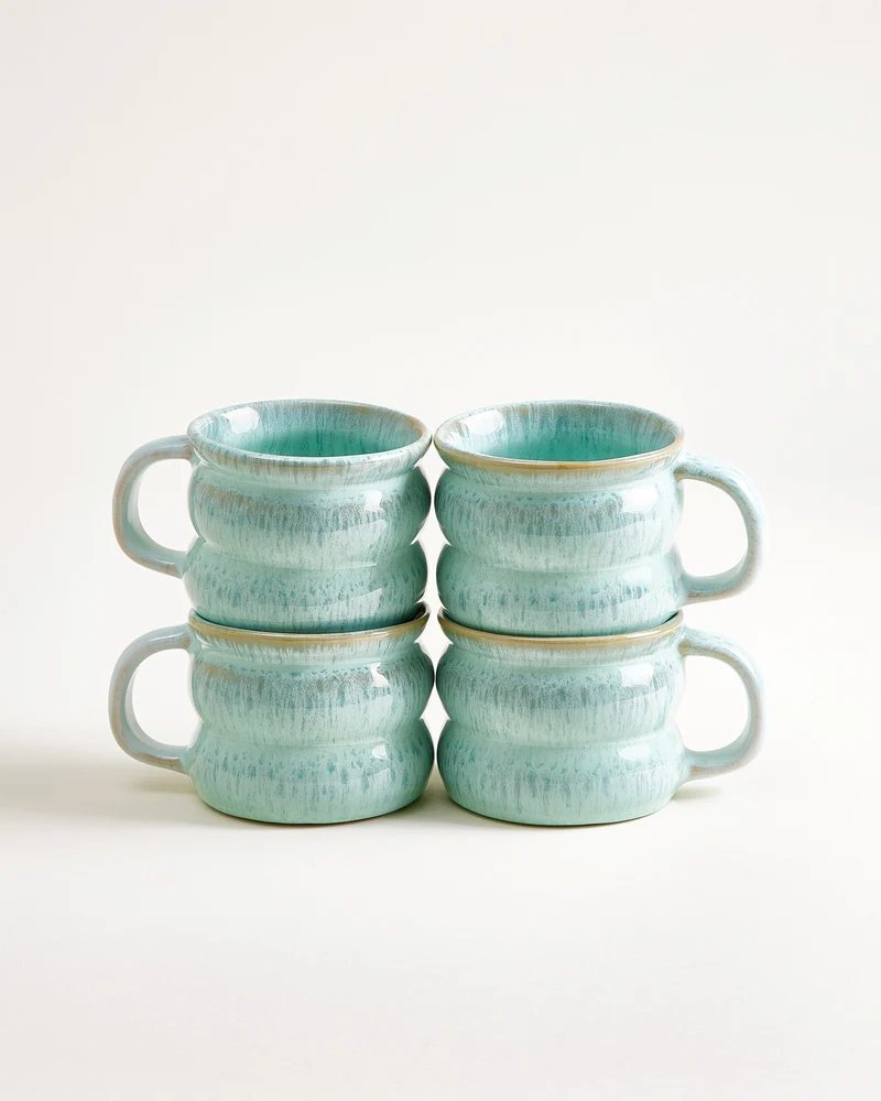 Ombra Tasse klein bubble mint 4er-Set