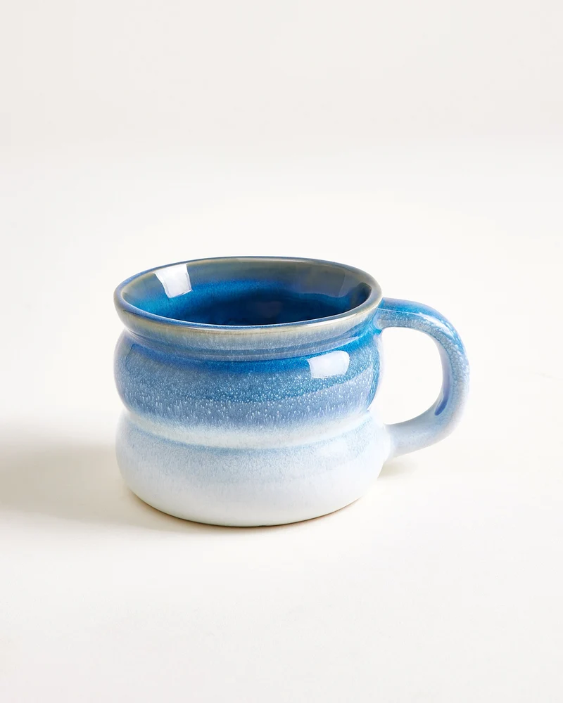 Ombra Tasse klein bubble dunkelblau hellblau