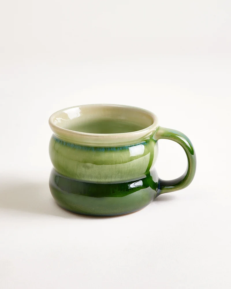 Ombra Tasse klein bubble grün dunkelgrün