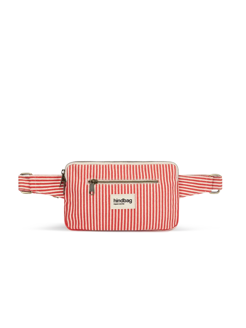 Sac banane Harry Rayures rouge