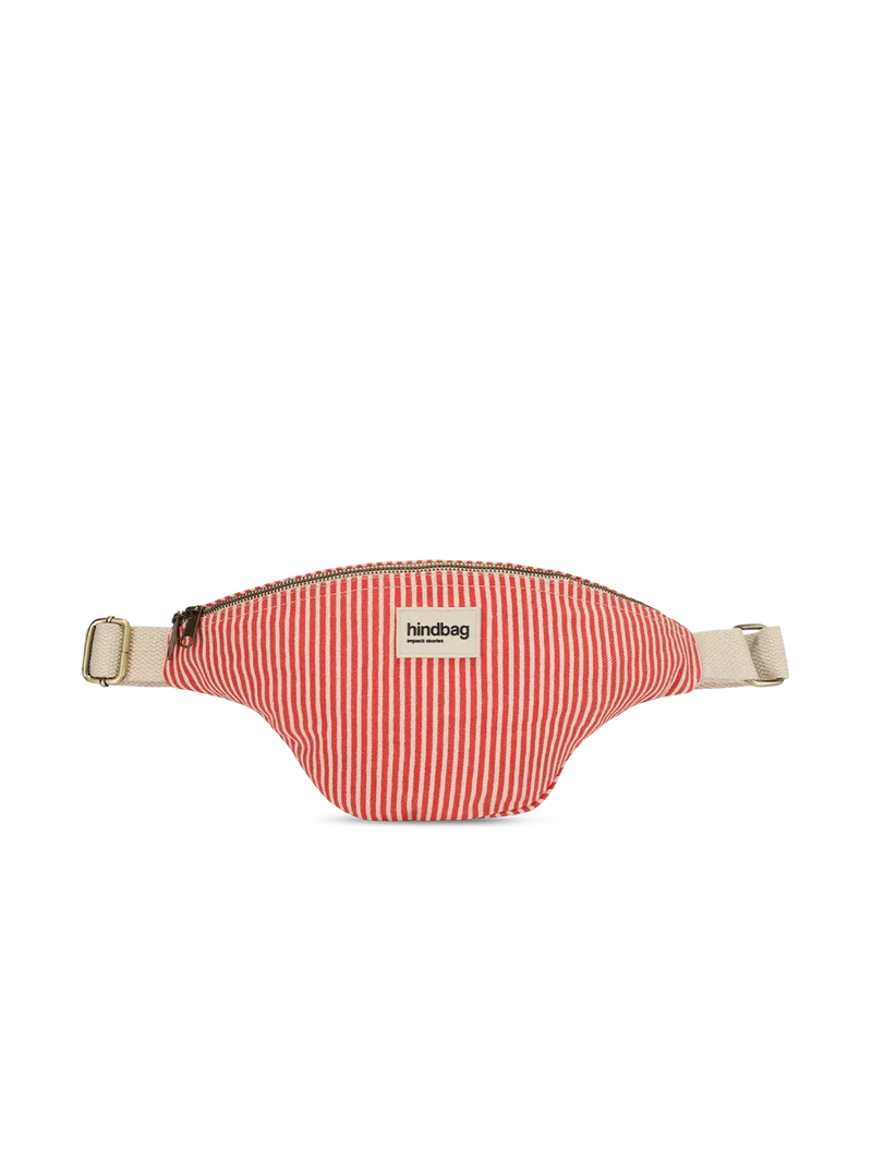 Sac banane Olivia Rayures rouge