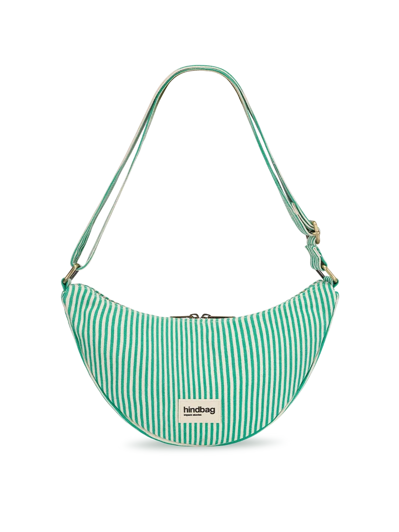 Sac Banane Andrea Rayures vert