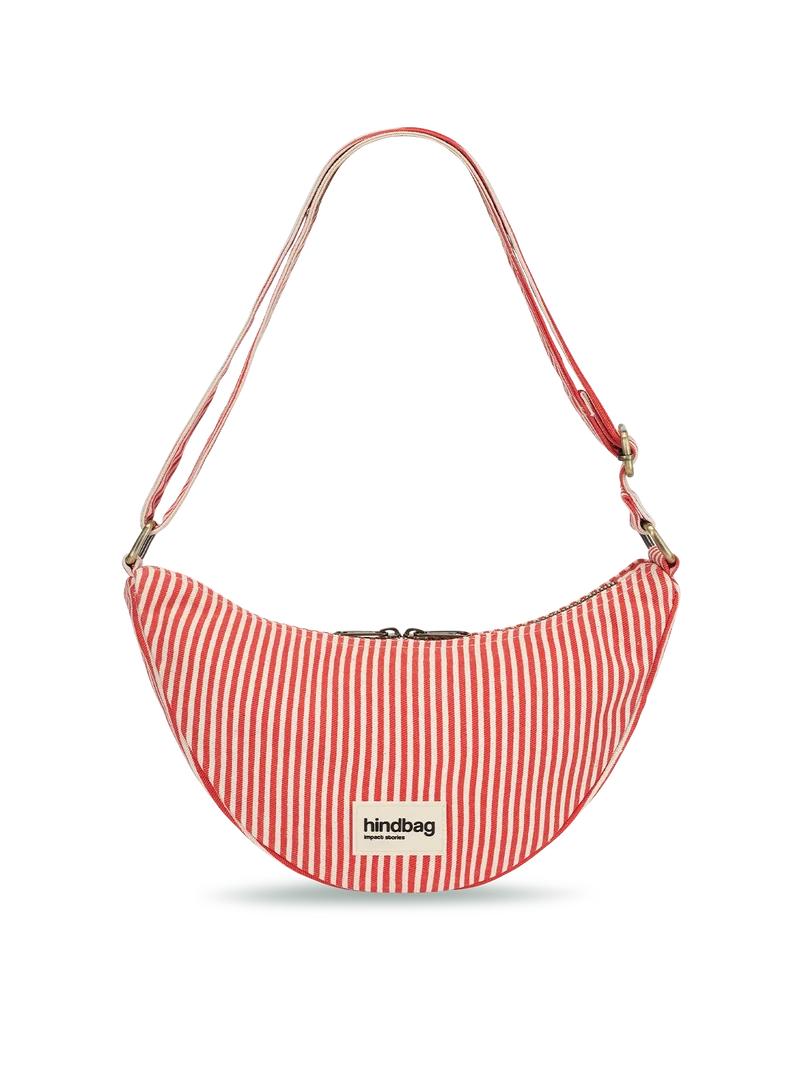 Sac Banane Andrea Rayures rouge