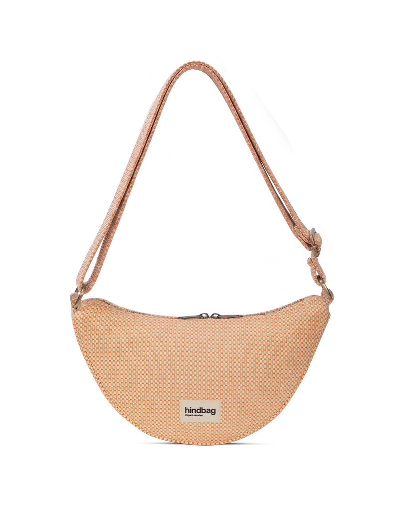 Sac banane Andrea Tressage corail