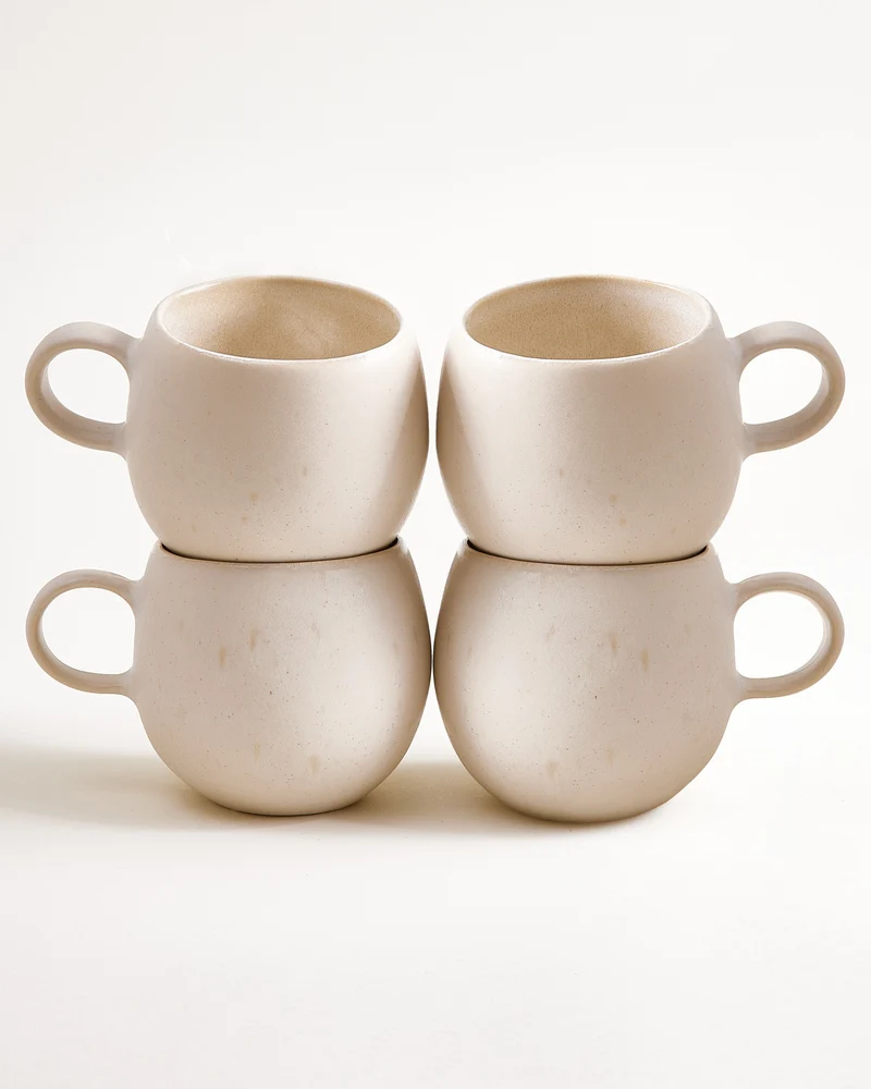 Lorosa Tasse groß sand 4er-Set