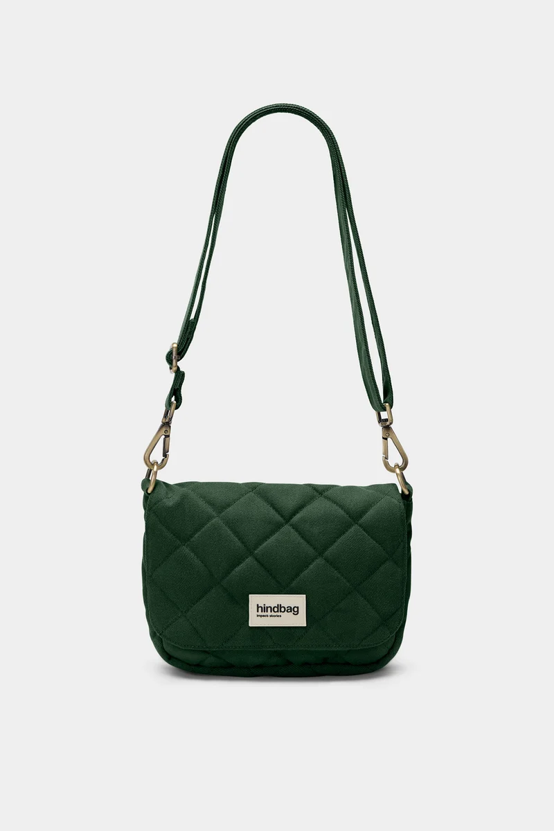 Sac à main matelassé Margault Sapin