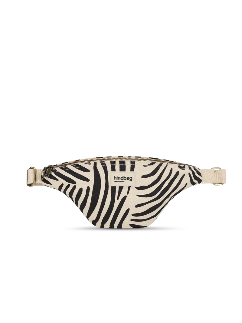 Sac banane Olivia Zèbre écru