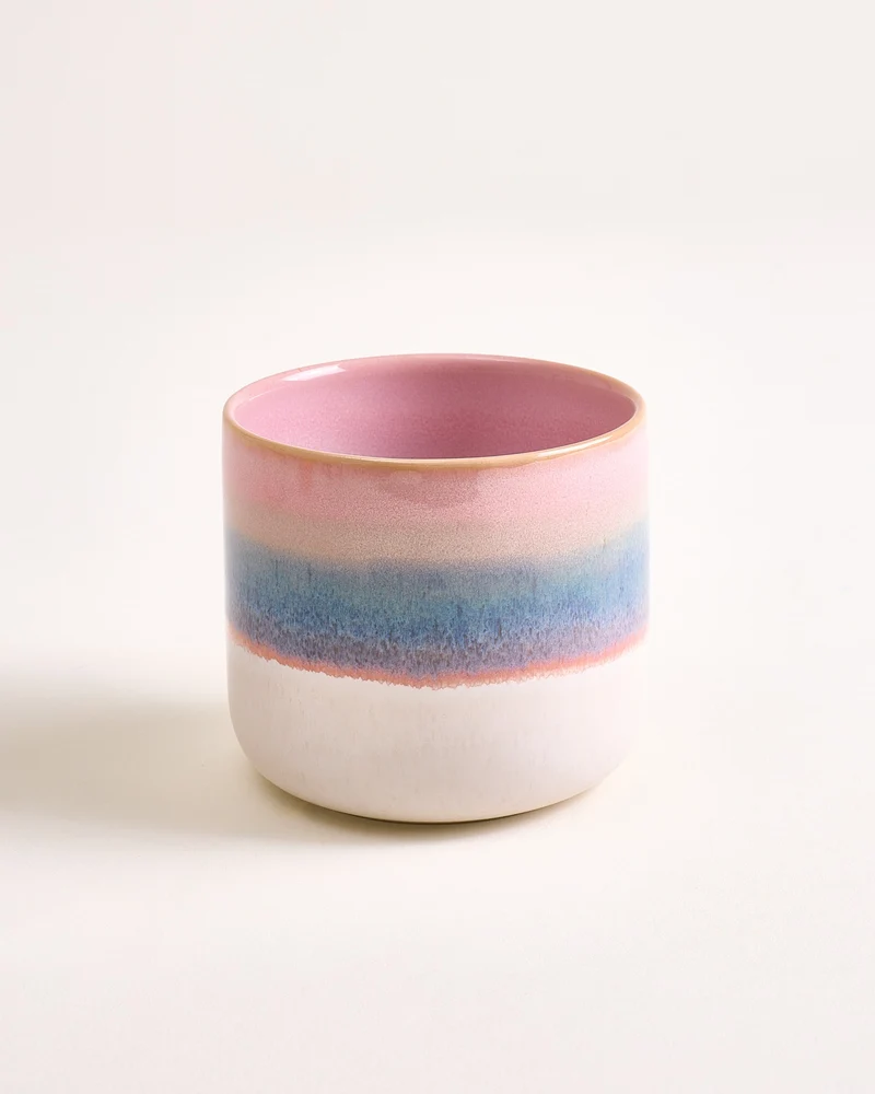 Nódoa Becher groß dipped rosa blau