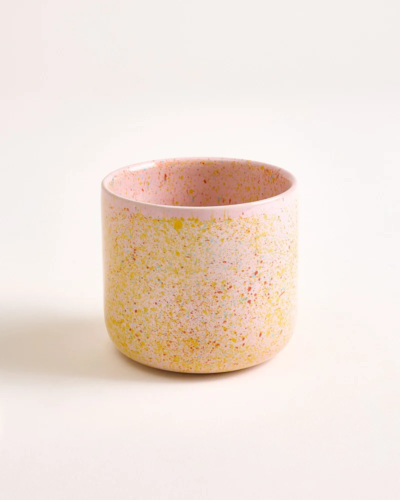Nódoa Becher groß gesprenkelt rosa