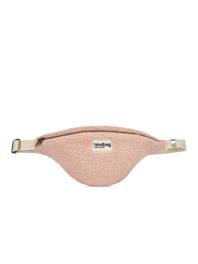 Sac banane Olivia Teddy Rose poudré