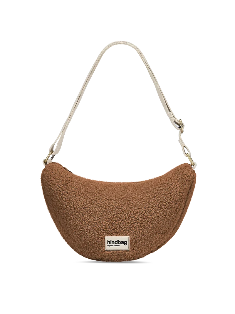 Sac banane Andrea Teddy Brun