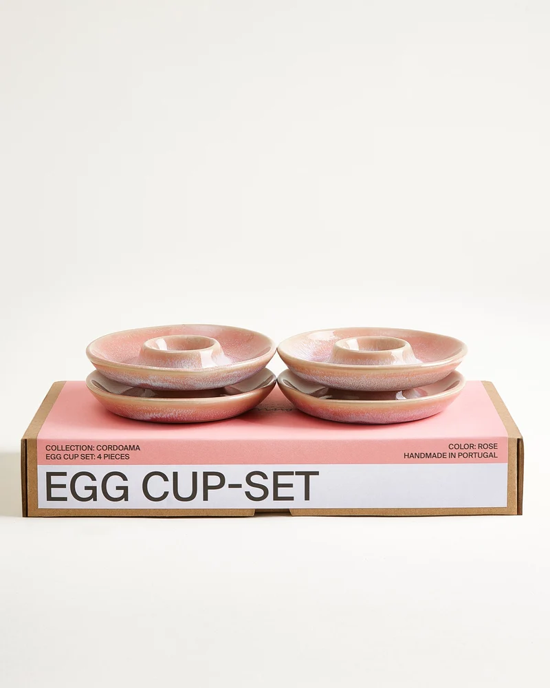 Cordoama Eierbecher Box rosé 4er Set
