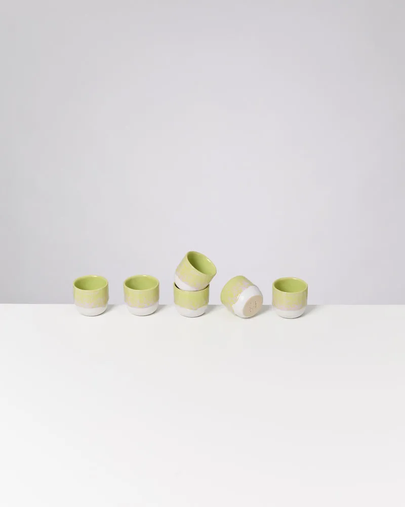 Coimbra Espressobecher lime 6er-Set