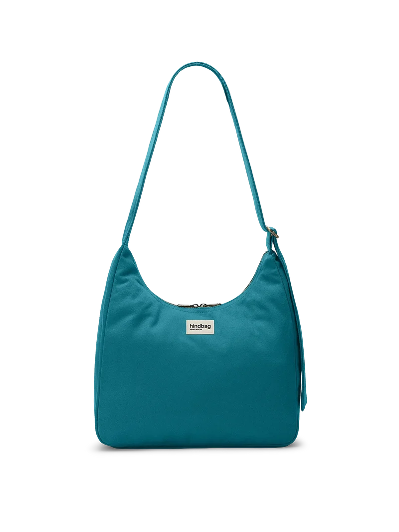 Sac hobo Claire Bleu paon