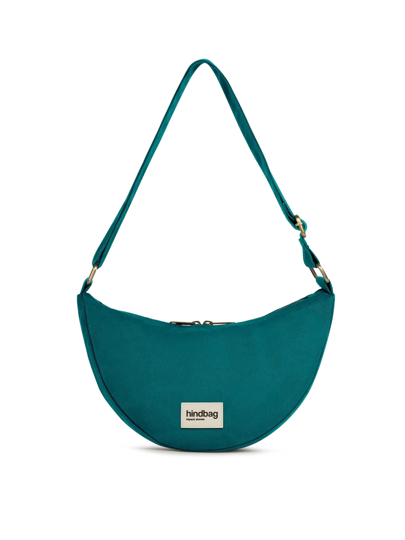 Sac banane Andrea Bleu paon