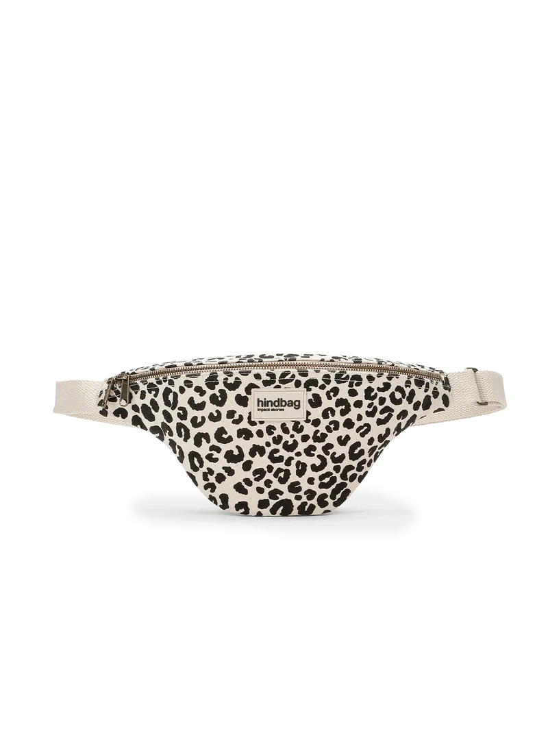 Sac banane Olivia Léopard écru