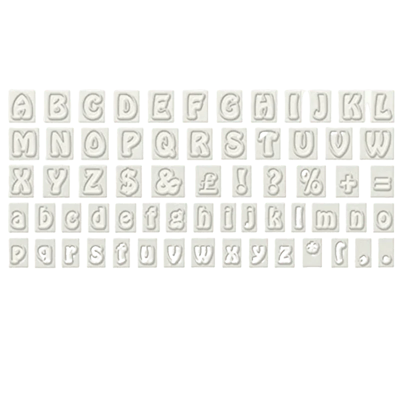 Emporte pièces chiffres/lettres