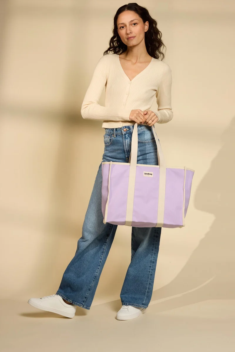Sac cabas Oscar Lilas