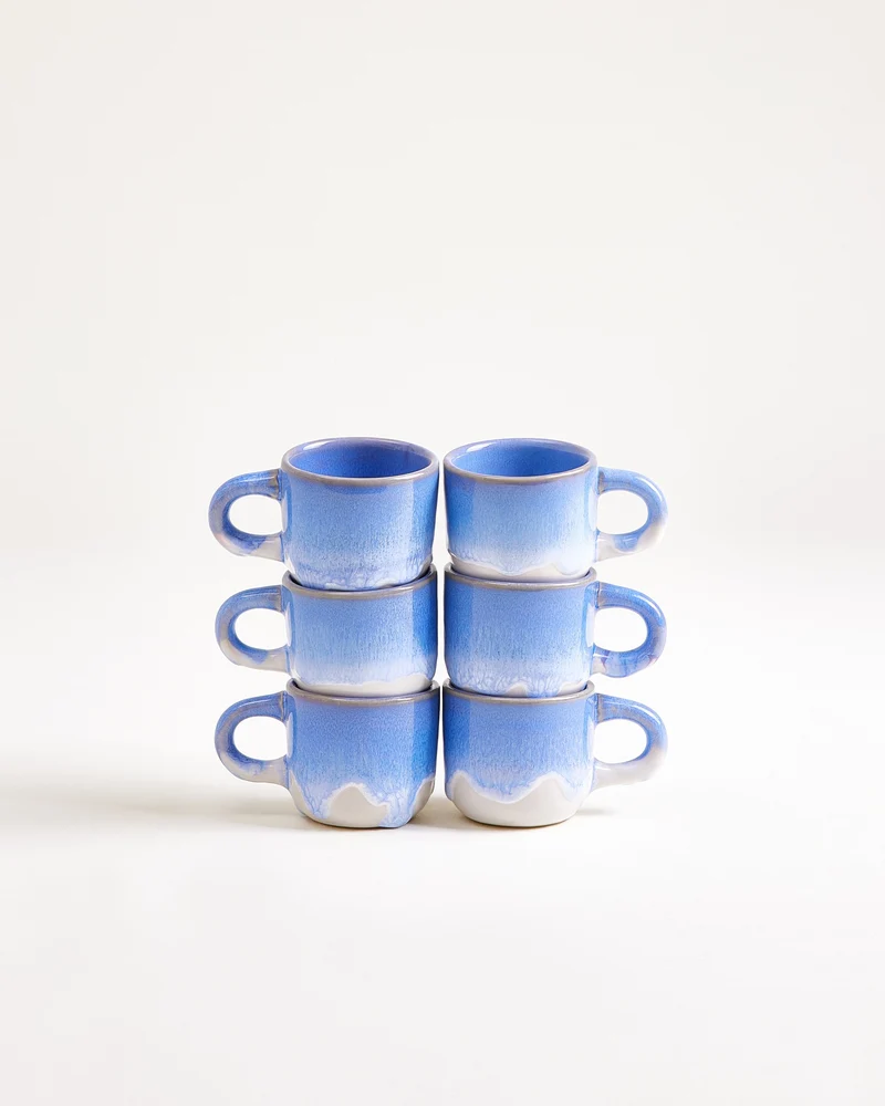 Coimbra Espressotasse cornflower 6er-Set