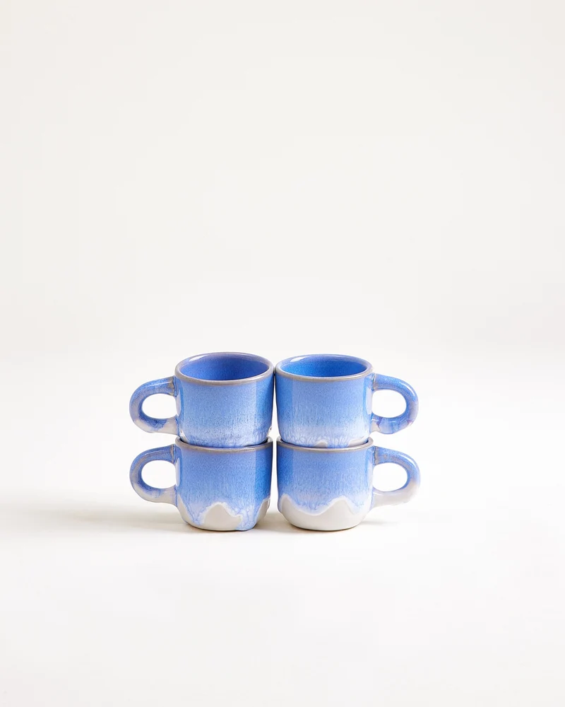 Coimbra Espressotasse cornflower 4er-Set