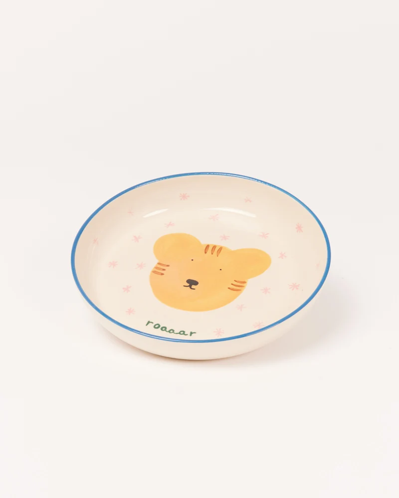 Miio Miini Pastateller modern Roar weiß blau