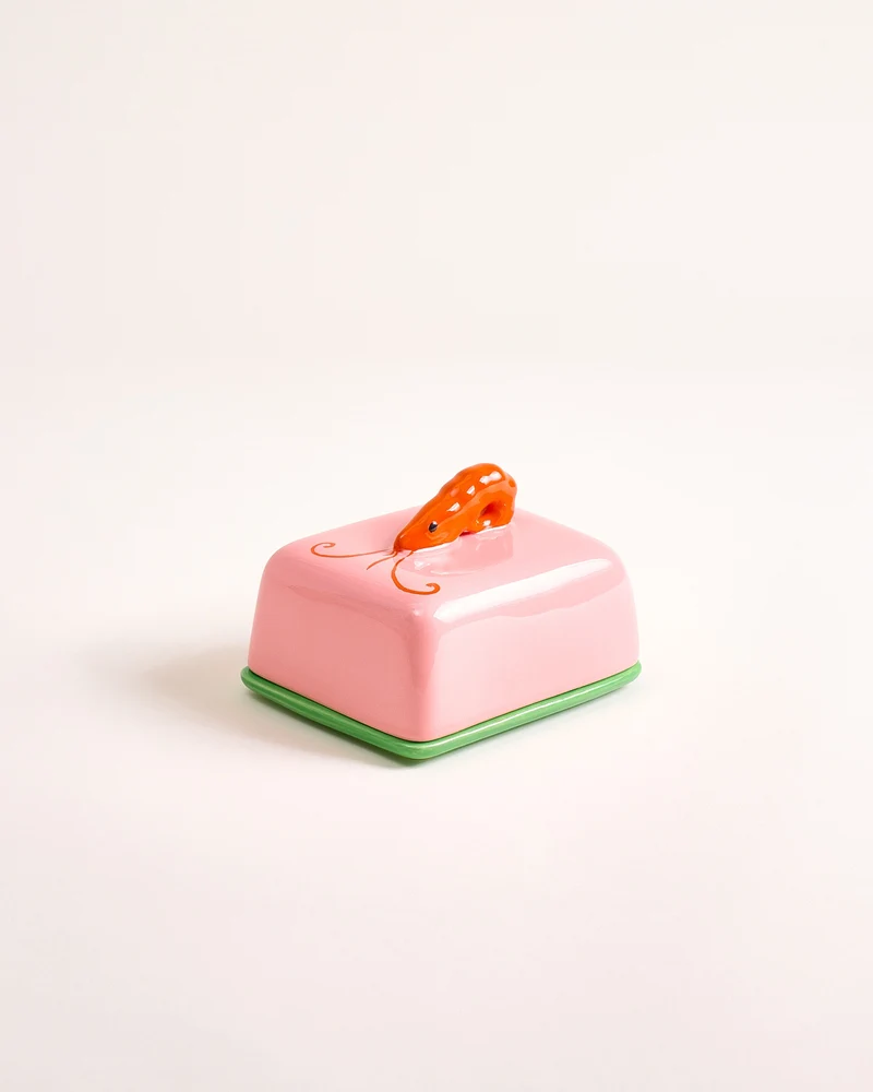 MaM x Isis Maria Butterdose rosa grün