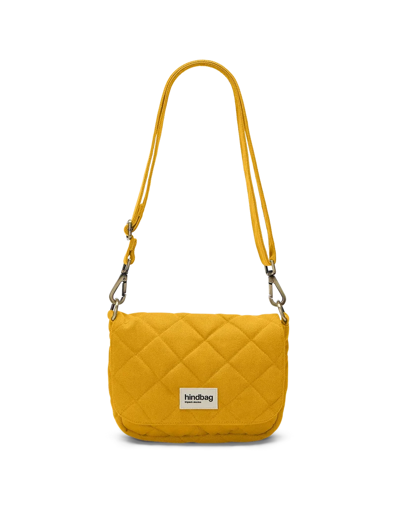 Sac à main matelassé Margault Safran